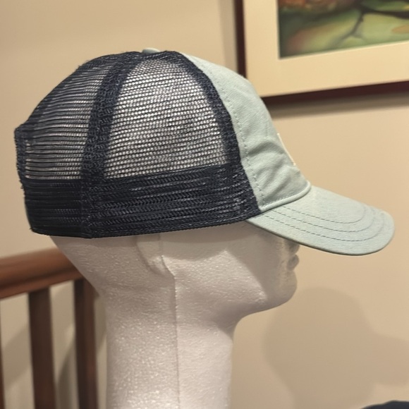 Patagonia Navy gray canvas mesh trucker hat baseball cap one size - Picture 8 of 12